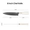 Kegani Chef's Knife - 8 Inch Professional Damascus Chef Knife, 67 Layers Japanese VG-10 Damascus High Carbon Kitchen Cooking Knife Ultra-Sharp Knives-