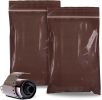 Brown Amber Zip Bags 4 x 6; Poly Zip Bags for Storage Pack of 100; Durable Resealable Bags 4x6; Water-Resistant Poly Zipper Bags 3 Mil; Poly & Plastic