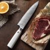 Kegani Chef's Knife - 8 Inch Professional Damascus Chef Knife, 67 Layers Japanese VG-10 Damascus High Carbon Kitchen Cooking Knife Ultra-Sharp Knives-