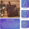 Brown Amber Zip Bags 4 x 6; Poly Zip Bags for Storage Pack of 100; Durable Resealable Bags 4x6; Water-Resistant Poly Zipper Bags 3 Mil; Poly & Plastic