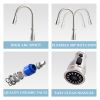 APPASO 2 Hole Kitchen Faucet with Pull Down Sprayer;  Stainless Steel Brushed Nickel Commercial Kitchen Sink Faucet with Side Single Handle