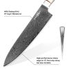 Kegani Chef's Knife - 8 Inch Professional Damascus Chef Knife, 67 Layers Japanese VG-10 Damascus High Carbon Kitchen Cooking Knife Ultra-Sharp Knives-