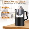 Electric Milk Frother Steamer 4 in 1 Multifunctional Hot Cold Milk Foam Maker 19.95OZ Automatic Quiet Milk Warmer Latte Cappuccinos Hot Chocolate