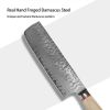 Qulajoy Nakiri Knife 6.9 Inch, Professional Vegetable Knife Japanese Kitchen Knives 67-Layers Damascus Chef Knife, Cooking Knife For Home Outdoor With