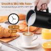 Electric Milk Frother Steamer 4 in 1 Multifunctional Hot Cold Milk Foam Maker 19.95OZ Automatic Quiet Milk Warmer Latte Cappuccinos Hot Chocolate